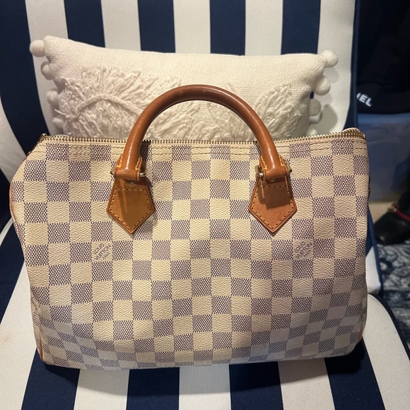 Louis Vuitton Handbags - Authentic Louis Vuitton Speedy 30 Damier Azure